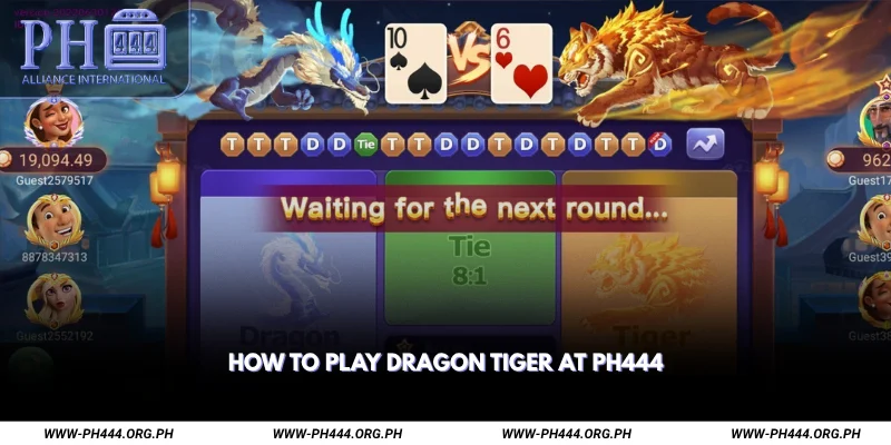 How to Play Dragon Tiger at Ph444